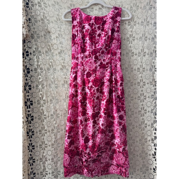 Vintage‎ 1950's Floral Print Dress Sz S